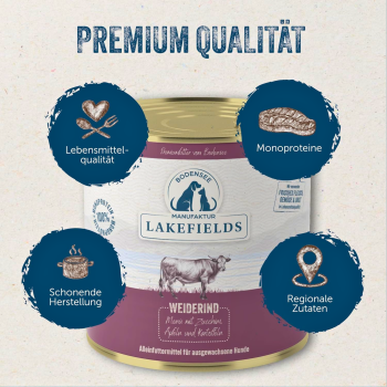 Preview: Nassfutter-Menü Rind – Premium Alleinfuttermittel für Hunde mit frischem Weiderind, Gemüse & Kräutern
